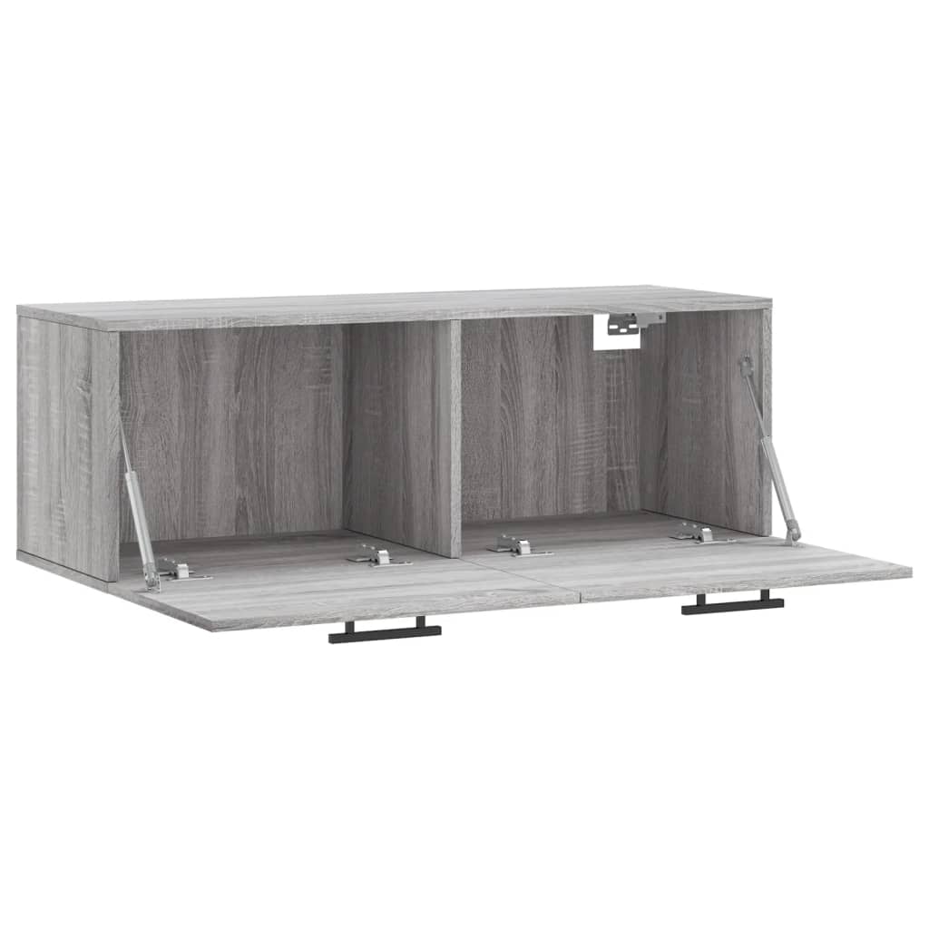 Wall Cabinet Grey Sonoma 100x36.5x35 cm Engineered Wood